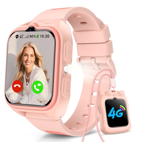 Detalle de Baolubao Reloj Inteligente Niñas 4G: videollamadas, GPS y seguridad para pequeños exploradores