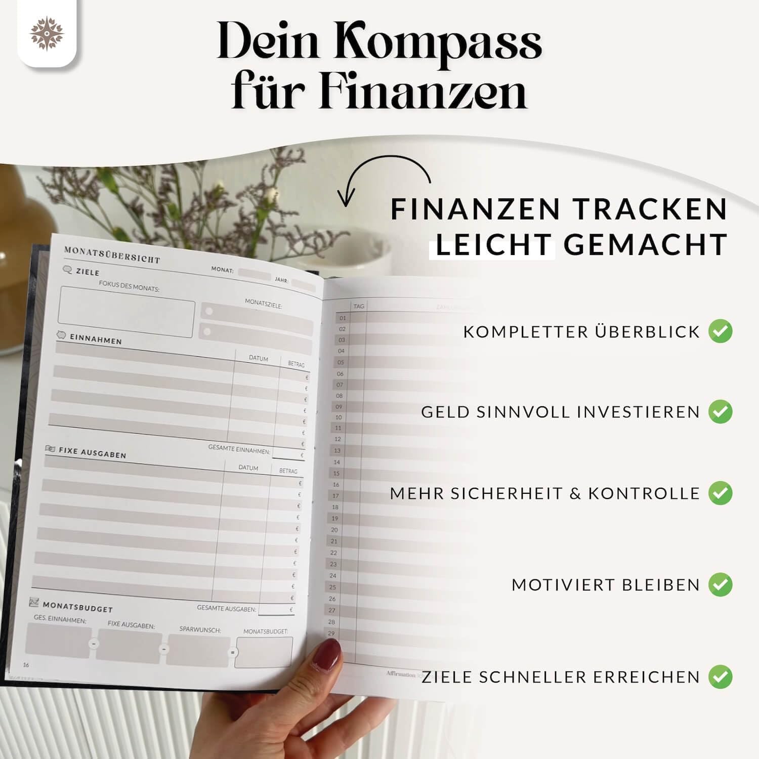 Thumbnail 4 de Lebenskompass Pracht Budgetplaner für 12 Monate