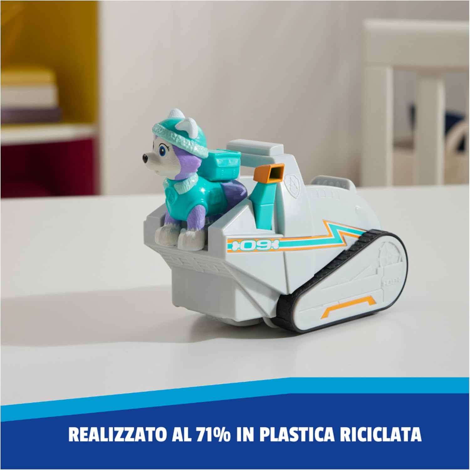 Detalle de Paw Patrol Spazzaneve di Everest con Action Figure: Veicolo di Salvataggio per Missioni