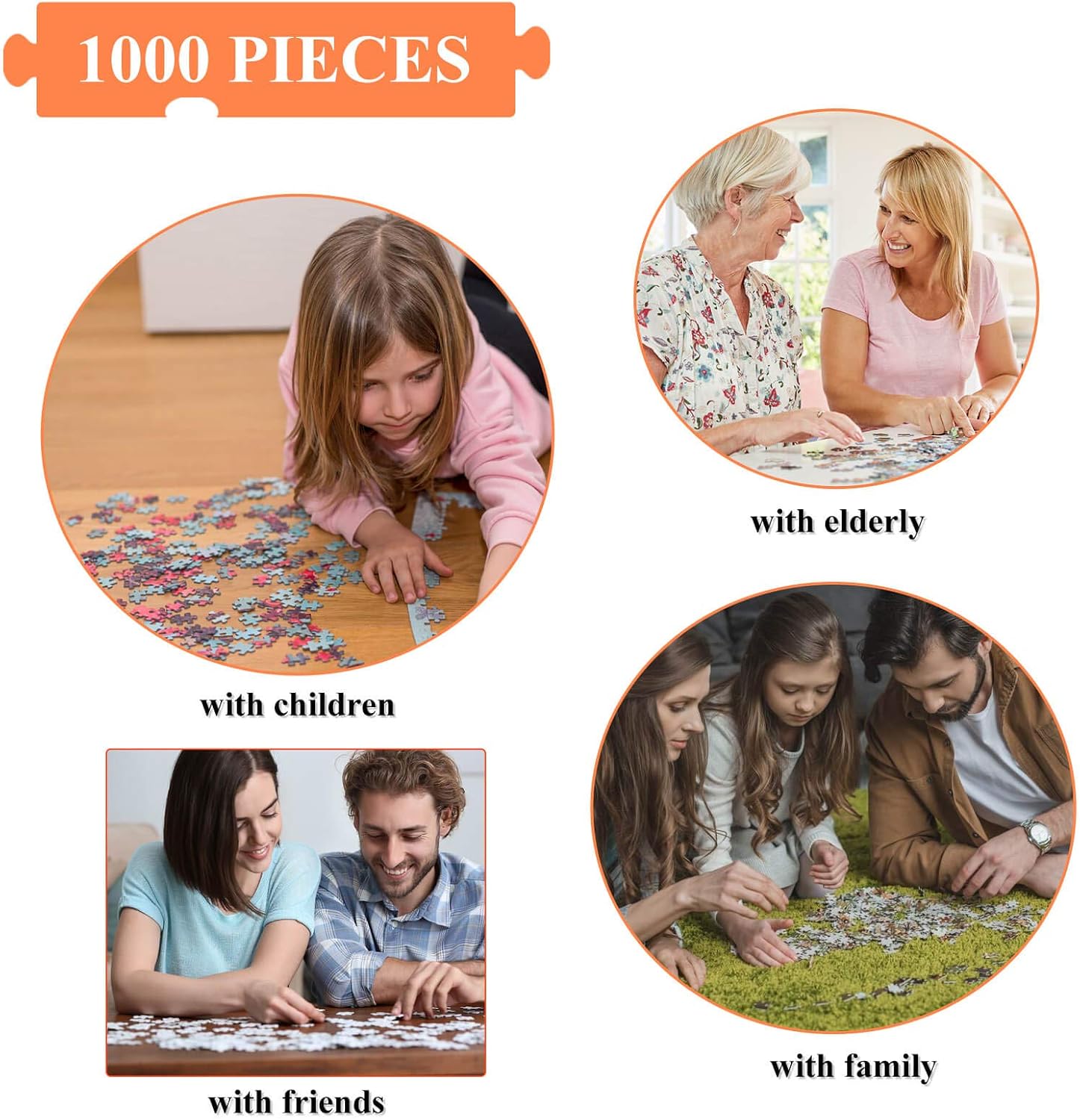 Thumbnail 3 de 1000 Pieces Jigsaw Puzzles for Adults