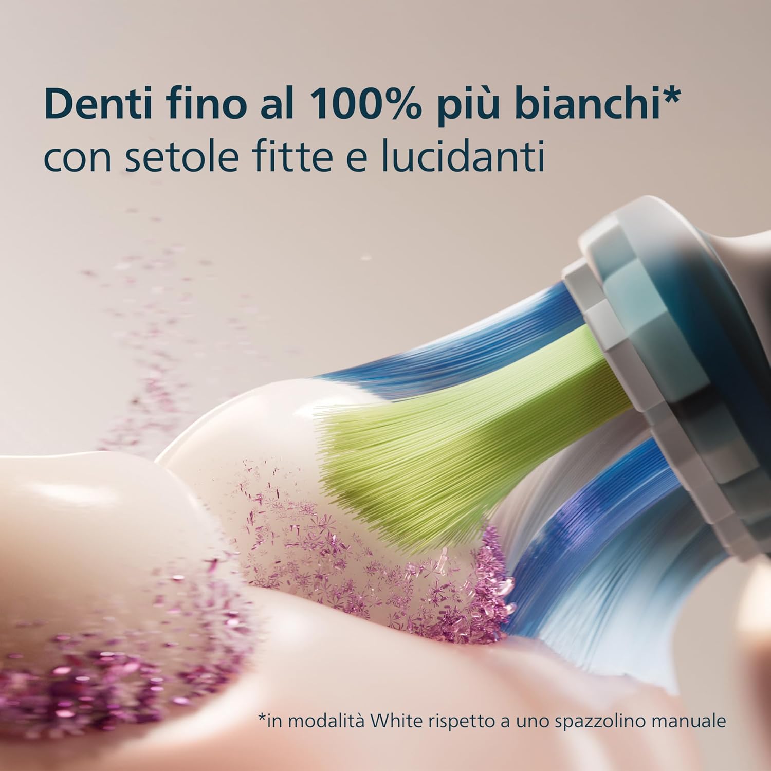 Detalle de PHILIPS Sonicare C3 Premium Plaque Defence – Testine di ricambio originali, nero, confezione 6 HX9046/88