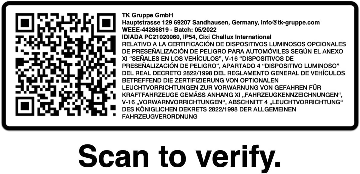 Thumbnail 6 de Luce d’emergenza V16 2026