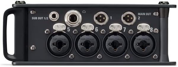 Detalle 2 de Zoom F8n Pro Multitrack Field Recorder, 8 Inputs, 10 Tracks, 32-Bit Float