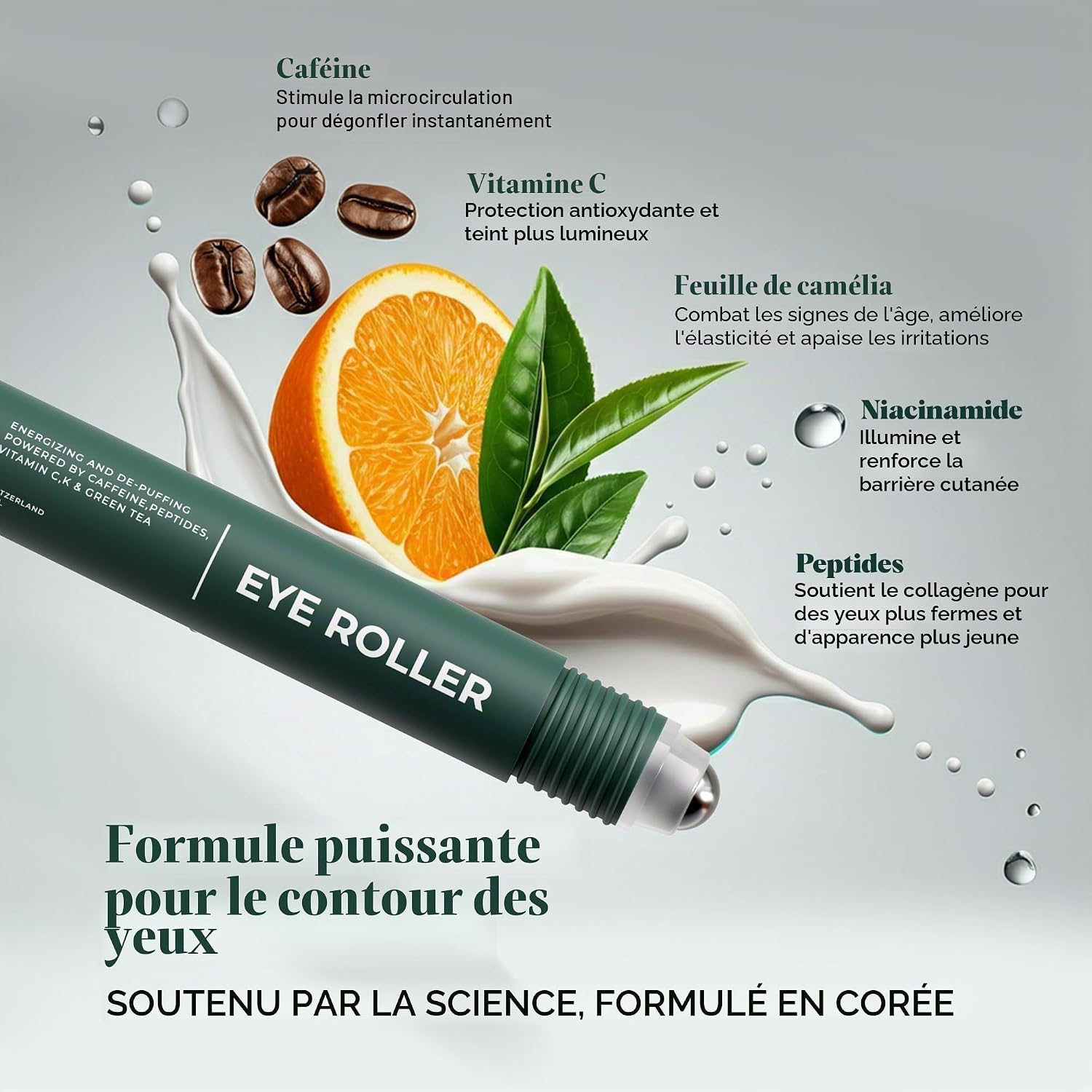 Thumbnail 4 de Wolf Project Rouleau sous les yeux – Sérum énergisant à la caféine, vitamine C et peptides
