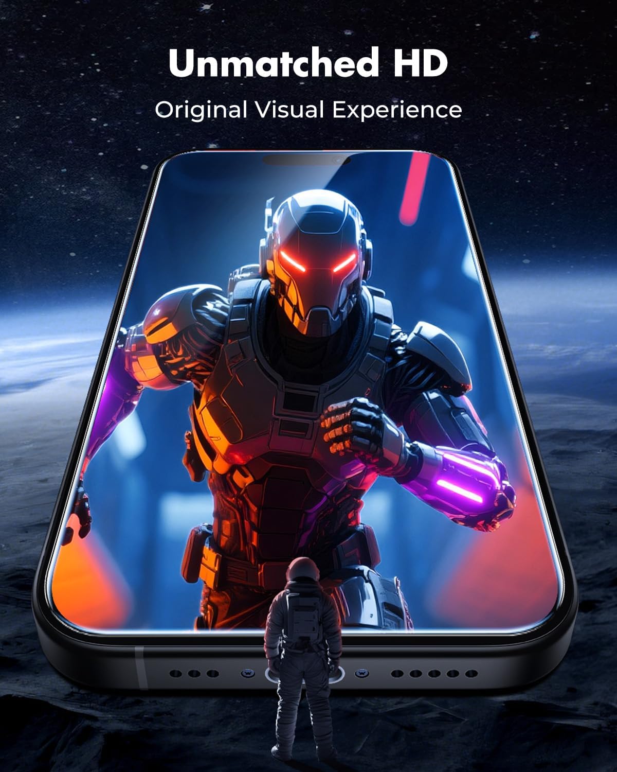 Thumbnail 5 de UNBREAKcable 2-Pack Screen Protectors for iPhone 15/16 — 9H+ Tempered Glass with Easy Install Frame