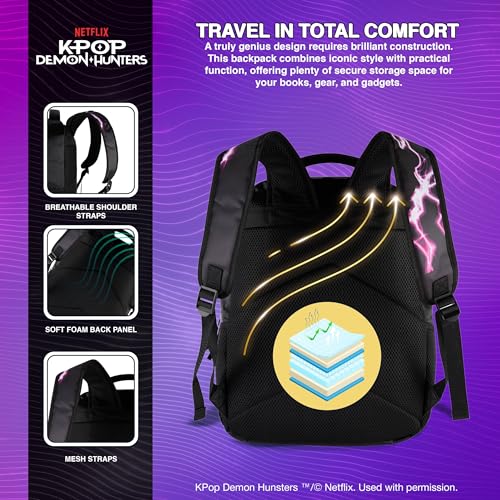 Thumbnail 3 de AI ACCESSORY INNOVATIONS Huntrix 16” Backpack for Girls (Rumi, Zoey & Mira)