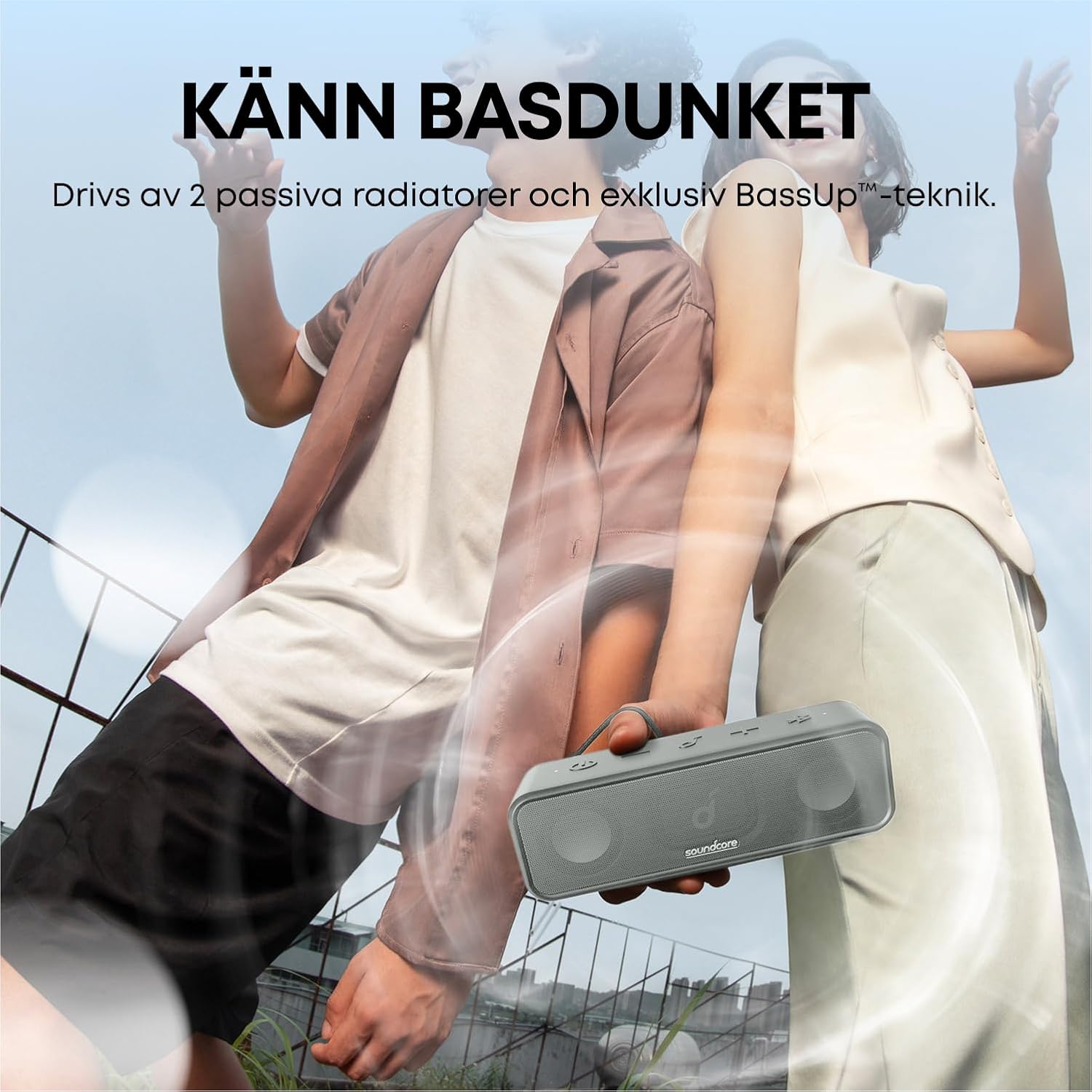 Thumbnail 6 de Anker Soundcore 3 A3117 bärbar Bluetooth-högtalare med IPX7 och 24 timmars speltid