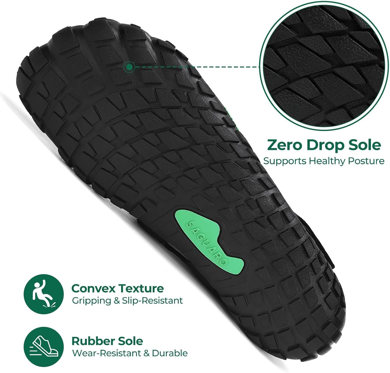 Thumbnail 4 de SAGUARO Homme Femme Chaussure Minimaliste Légère Antidérapante pour Trail et Fitness (GR.35-48 EU)