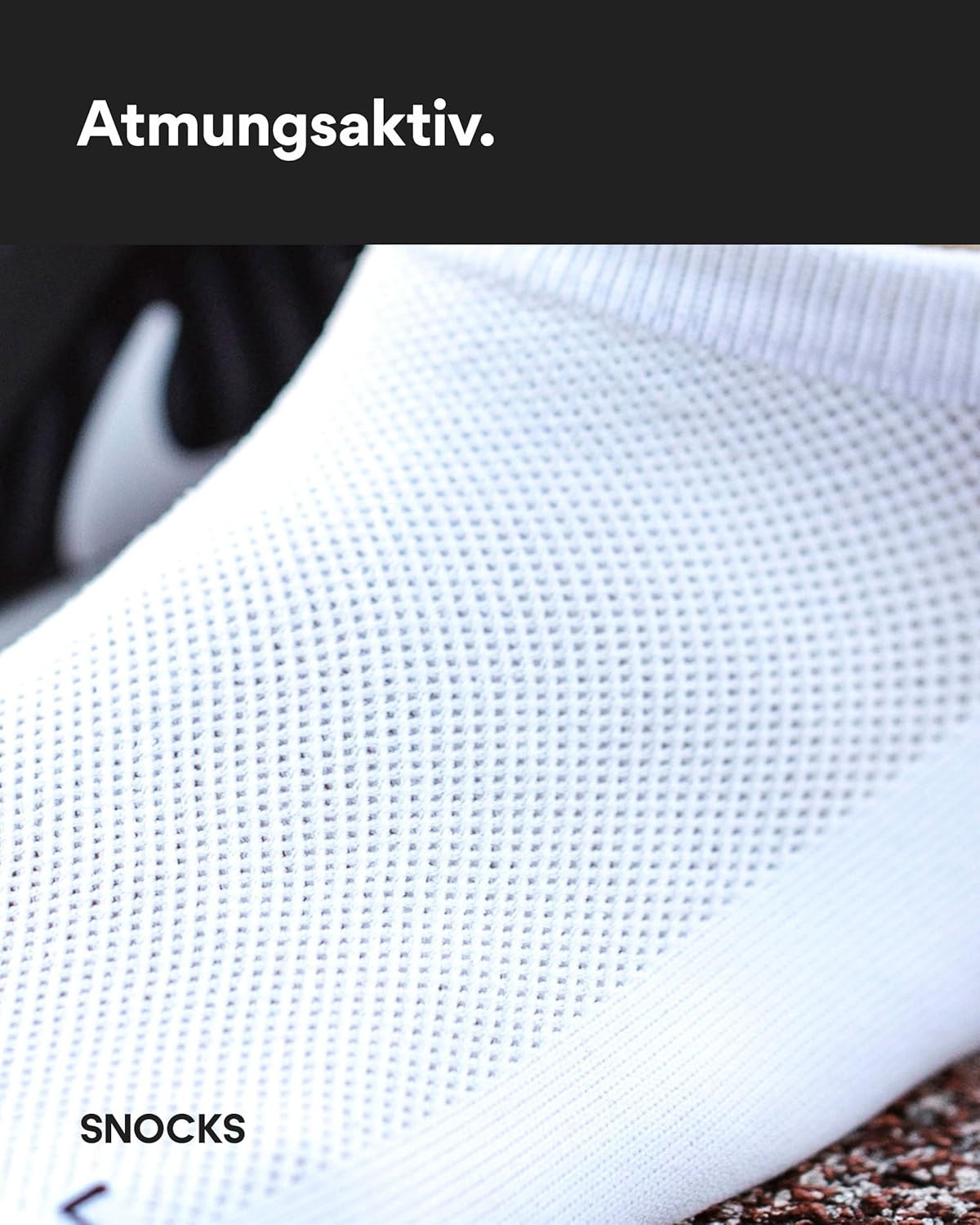 Detalle de Snocks kurze Laufsocken Herren & Damen – 4 Paar, Gr. 35–50 | rutschfest, atmungsaktiv, blasenfrei