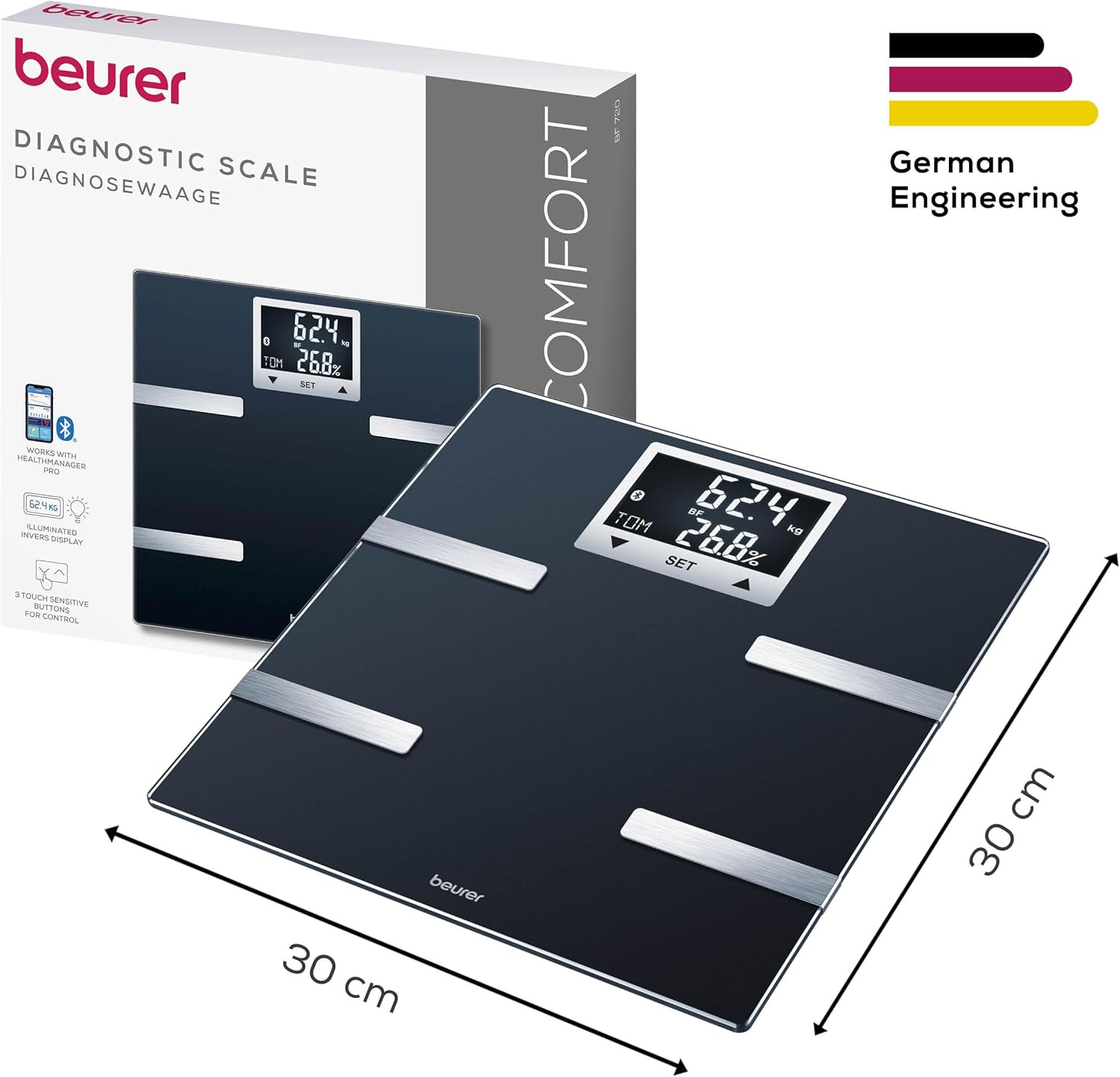 Thumbnail 4 de Beurer BF 720 Balance diagnostic Bluetooth