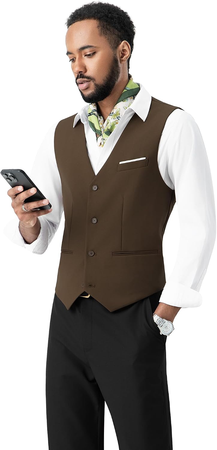 Detalle 2 de MAGE MALE Men's Suit Vest