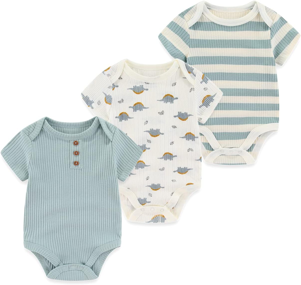 Detalle de Chamie Baby Bodysuit 0-12 Months Pack of 3
