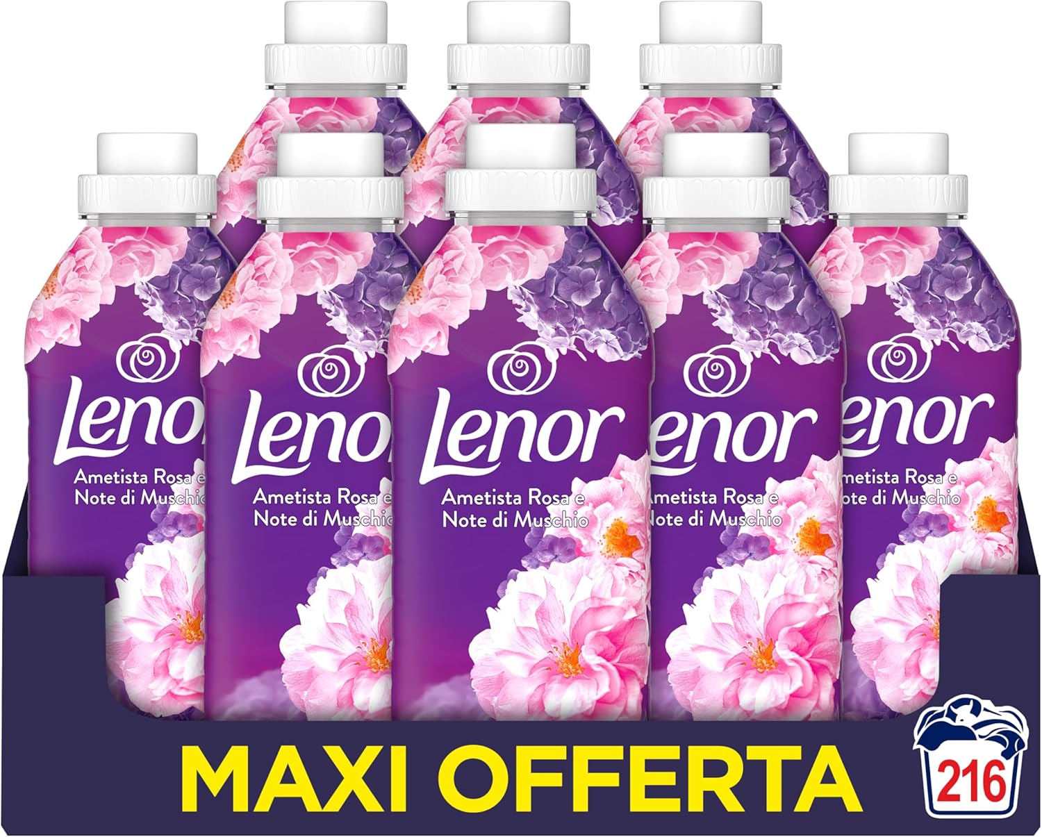 Detalle de Lenor Ammorbidente Concentrato 216 lavaggi Ametista e Muschio