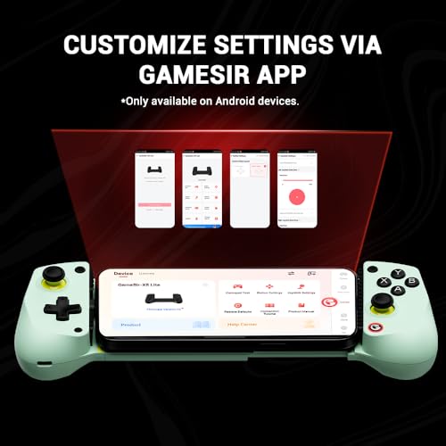 Detalle 2 de GameSir X5 Lite: mando móvil USB-C con palancas Hall y Turbo, para Android e iPhone