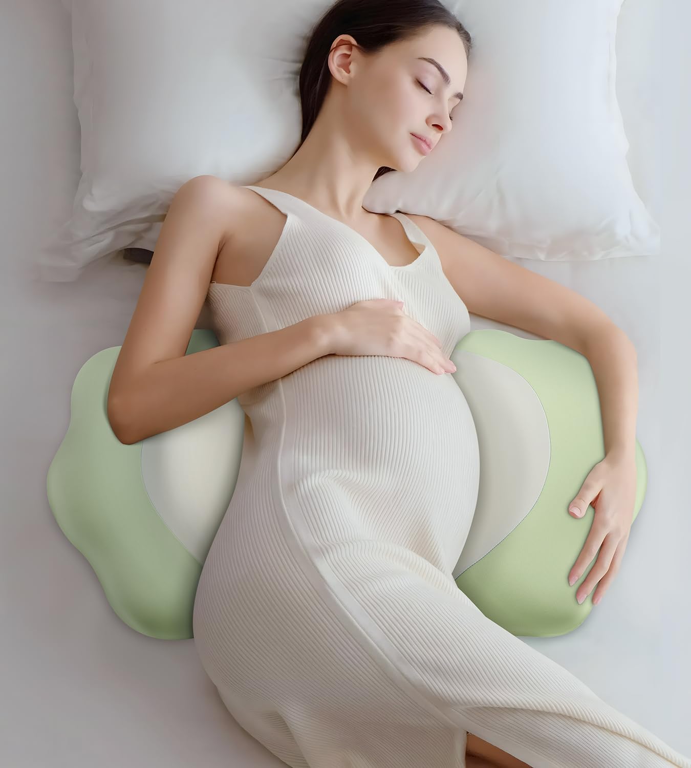 Detalle de DONAMA Memory Foam Pregnancy Pillow