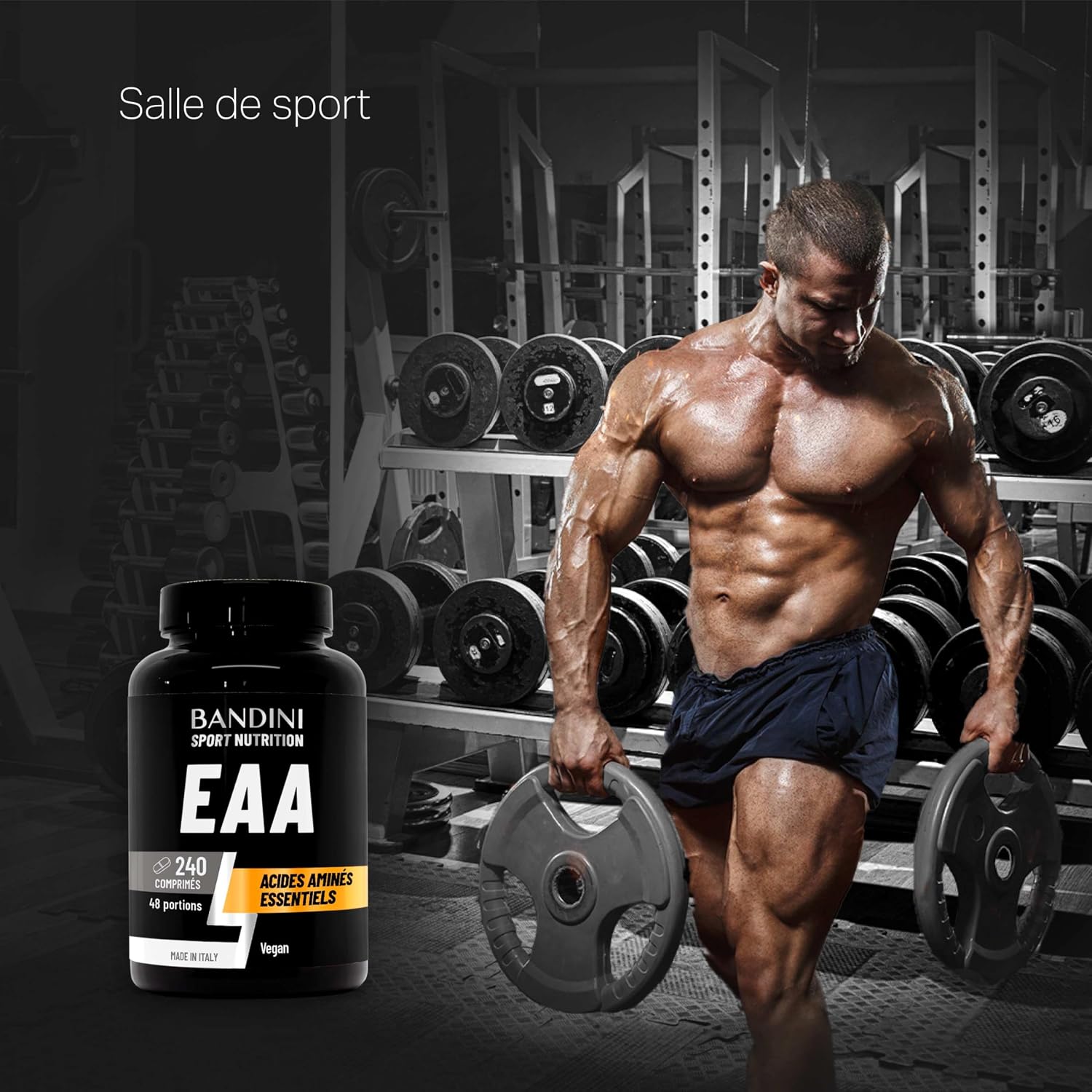 Thumbnail 3 de Bandini® EAA essentiële aminozuren, 240 veganistische tabletten met 9 EAA's