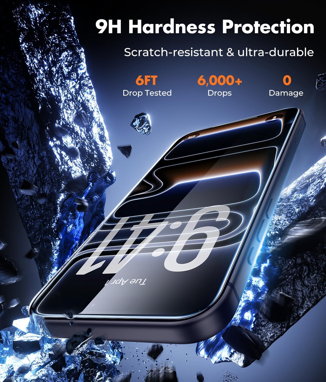 Detalle de UNBREAKcable iPhone 17 Pro Max 6.9-inch Screen Pack