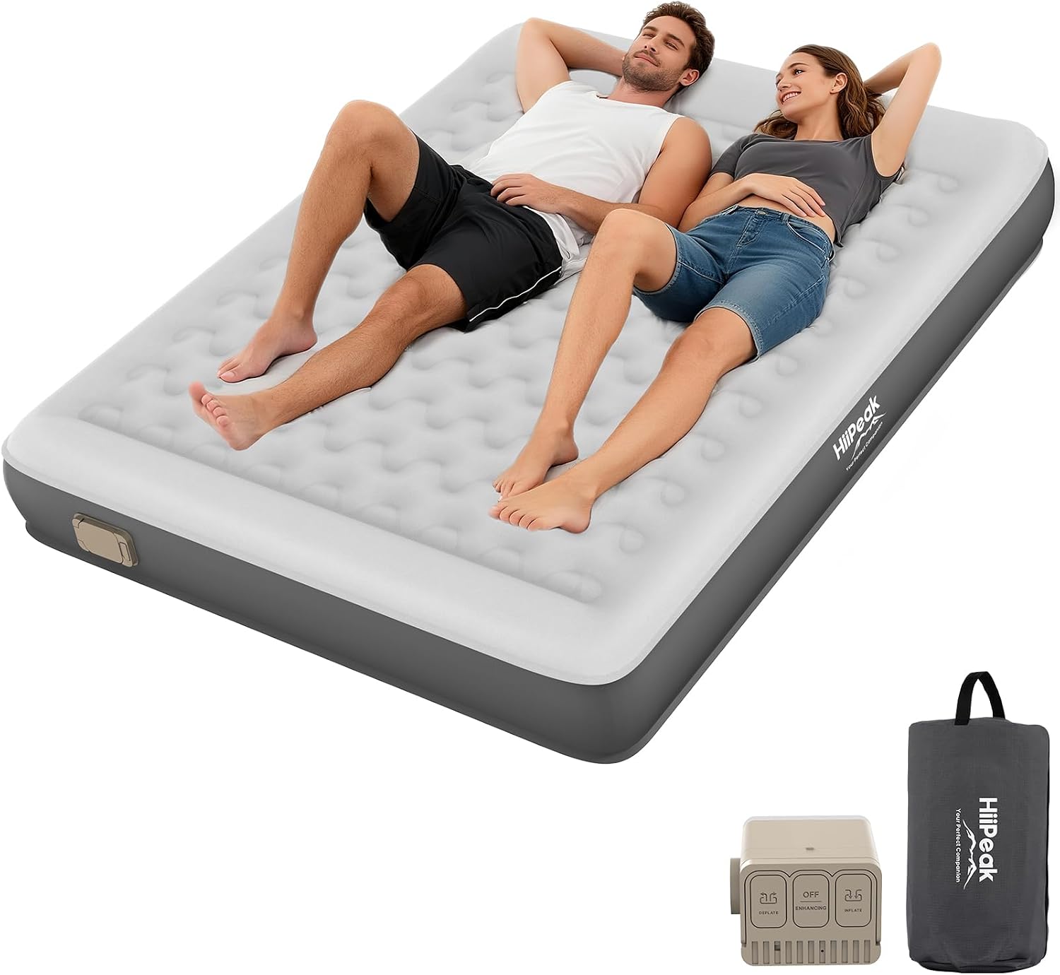 Detalle de HiiPeak Inflatable Mattress 190x150cm