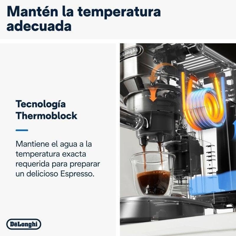 Detalle 2 de DeLonghi Dedica EC685.M Cafetera Espresso Compacta