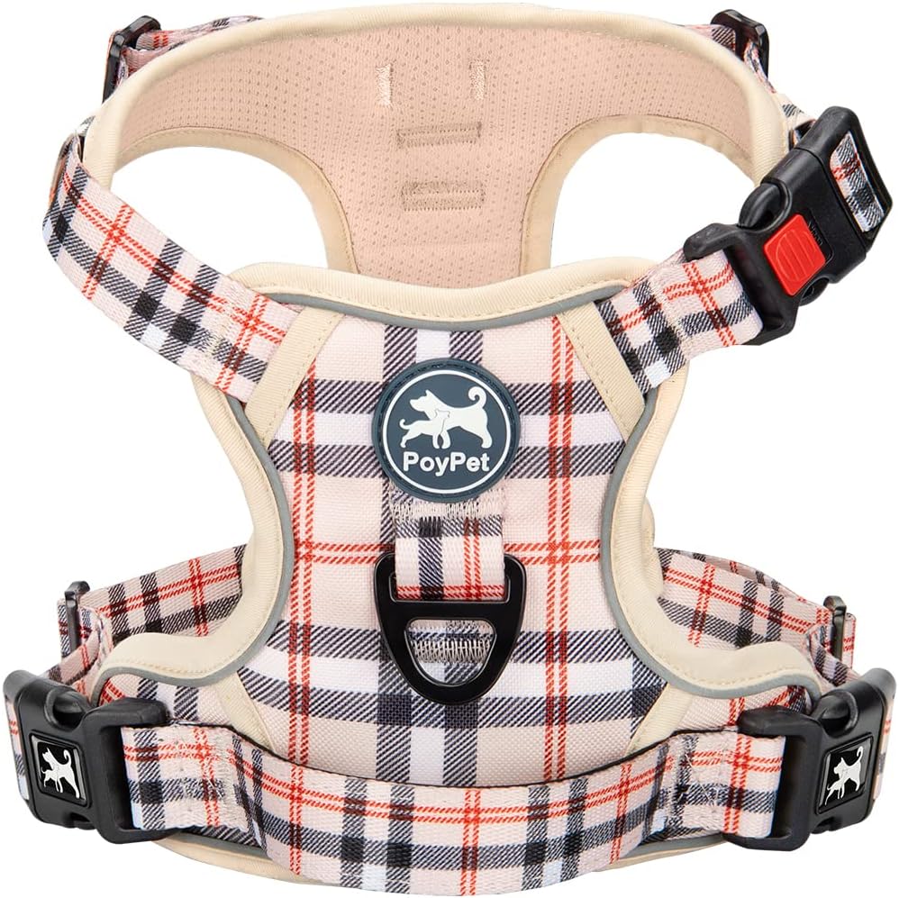 Detalle de PoyPet Keine Pull Hundegeschirr Front Reflektierend S