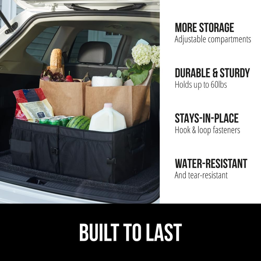 Thumbnail 1 de Gorilla Grip Trunk Organizer for SUV and Car – Large, Collapsible, Heavy-Duty Car Storage