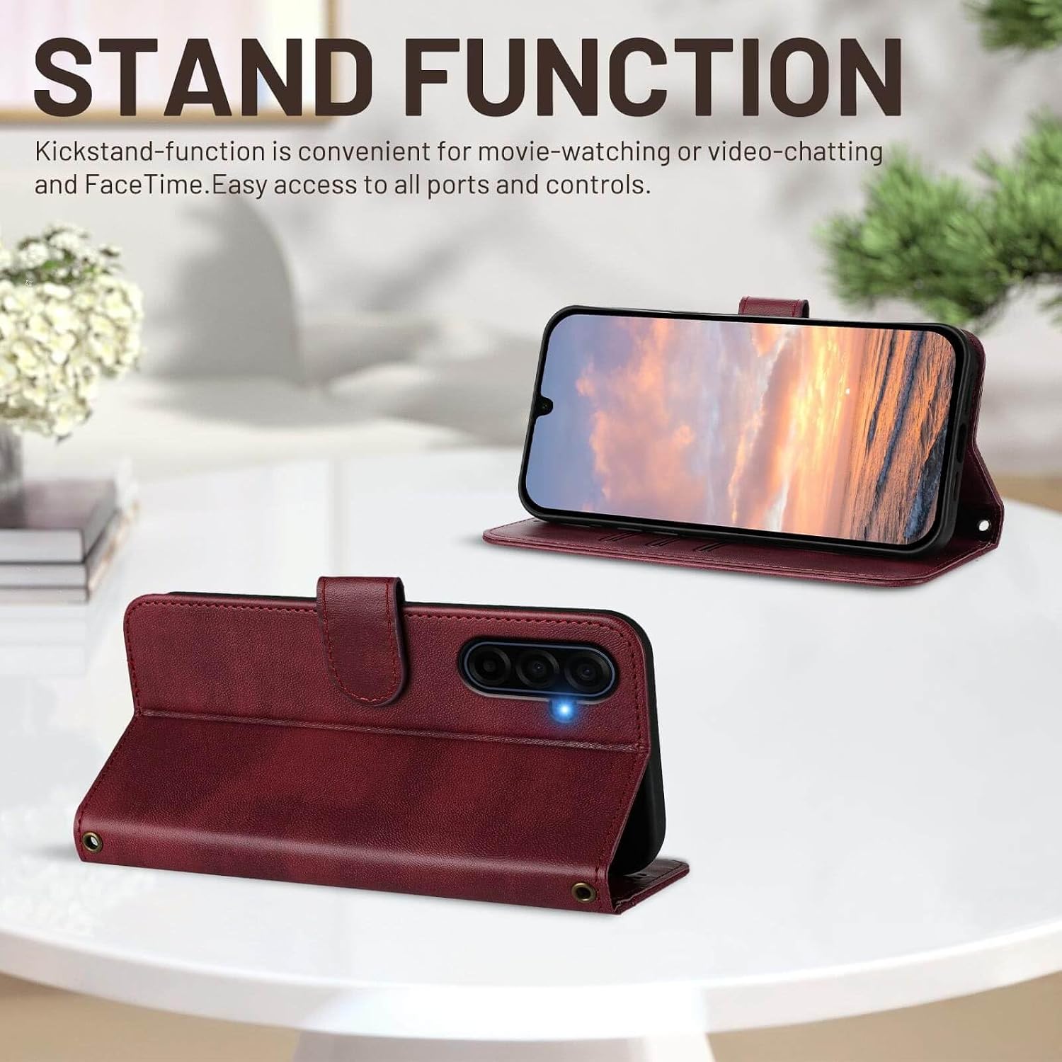 Detalle 2 de JanCalm Wallet Phone Case for Galaxy A17 5G