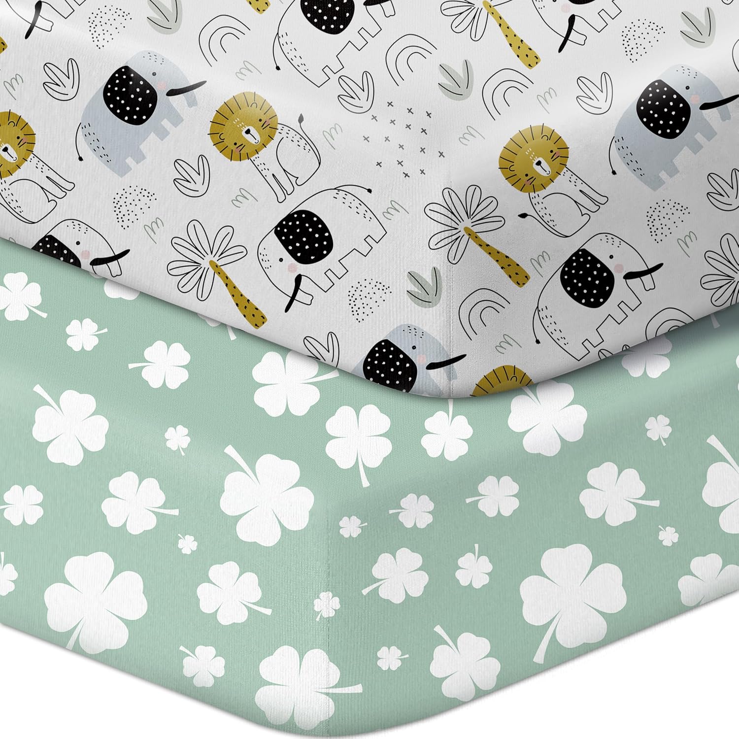 Thumbnail 6 de GUNTAIL Fitted Crib Sheets, 2-Pack
