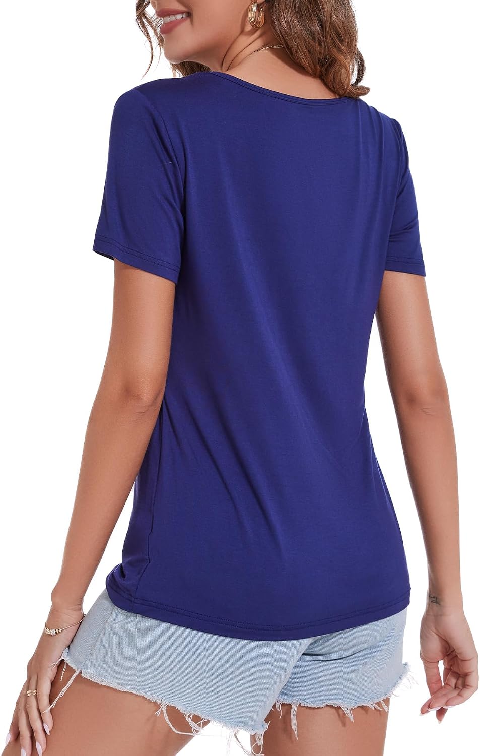 Thumbnail 3 de Sosolism Women’s Maternity Nursing Tops (3-Pack) – Classic short-sleeve breastfeeding T-shirts