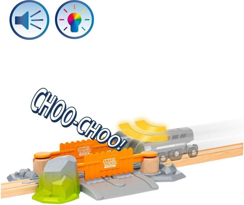 Thumbnail 4 de BRIO World Smart Tech Sound Danger Crossing for Kids ⛂🚂🚆🚋🚞📦🚏🚦🚧🧸🚸
