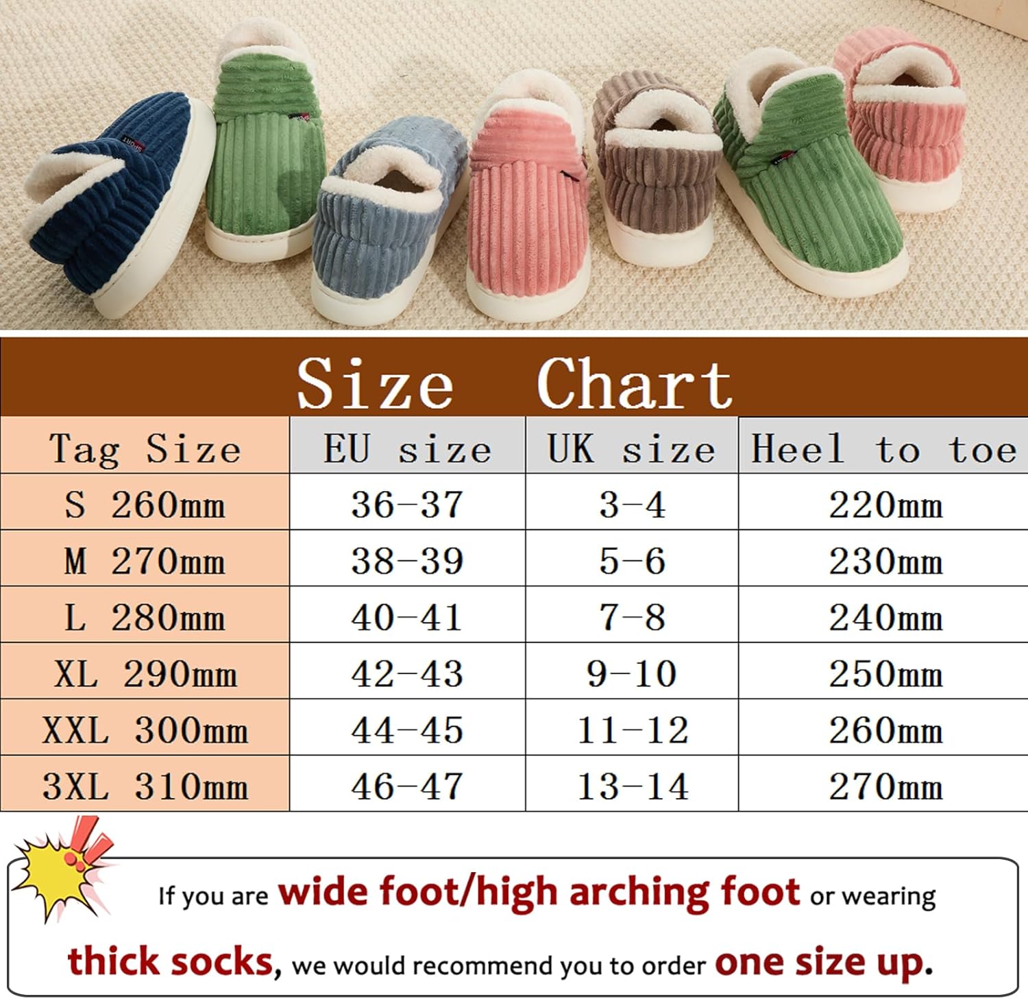 Detalle de Misolin Women’s Cloud Bootie Corduroy Slippers with Memory Foam & Anti-Slip Sole (Indoor/Outdoor)