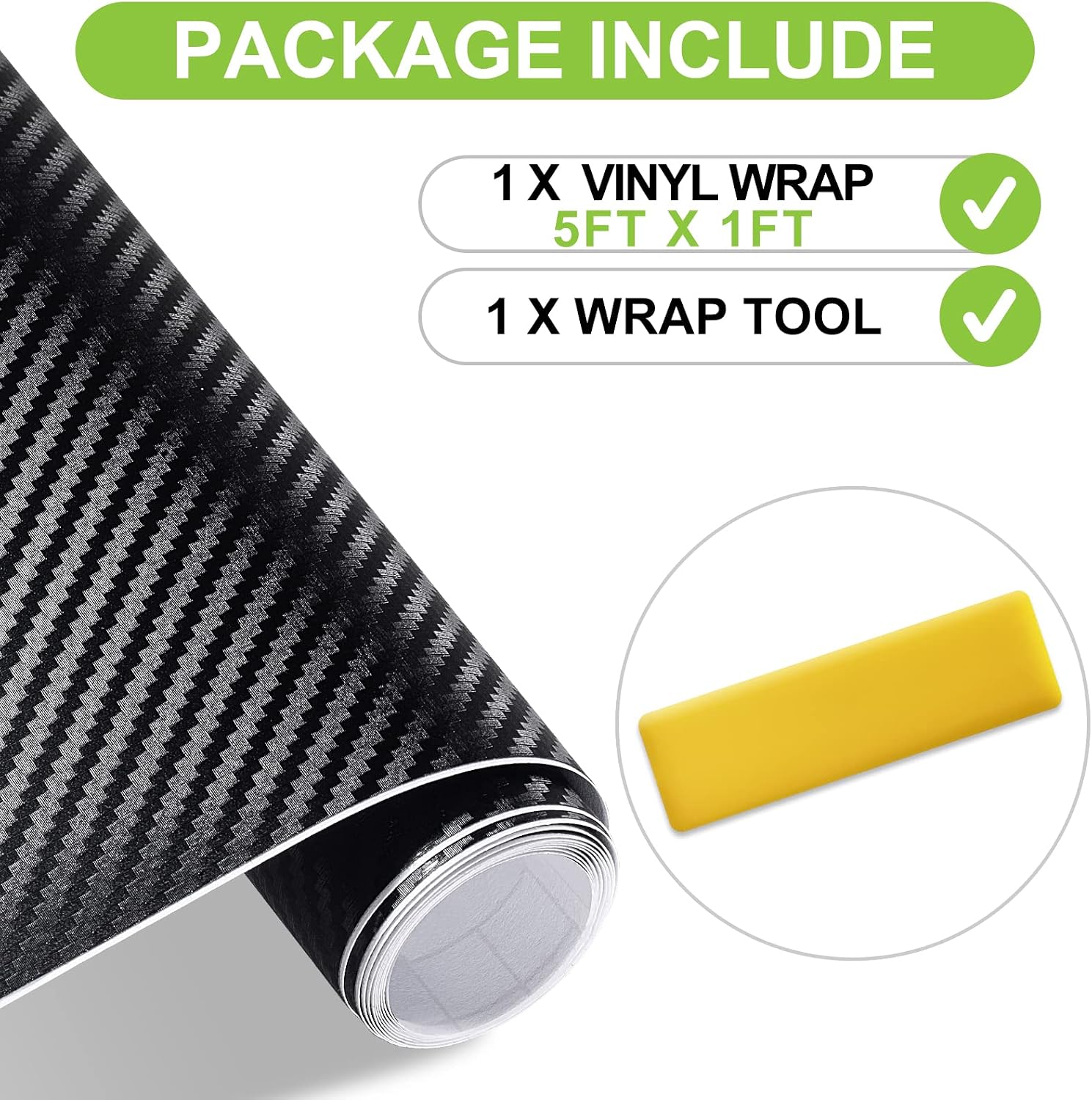Detalle 2 de Spurtar Carbon Fibre Vinyl Wrap for Cars — 30.5 X 152 cm