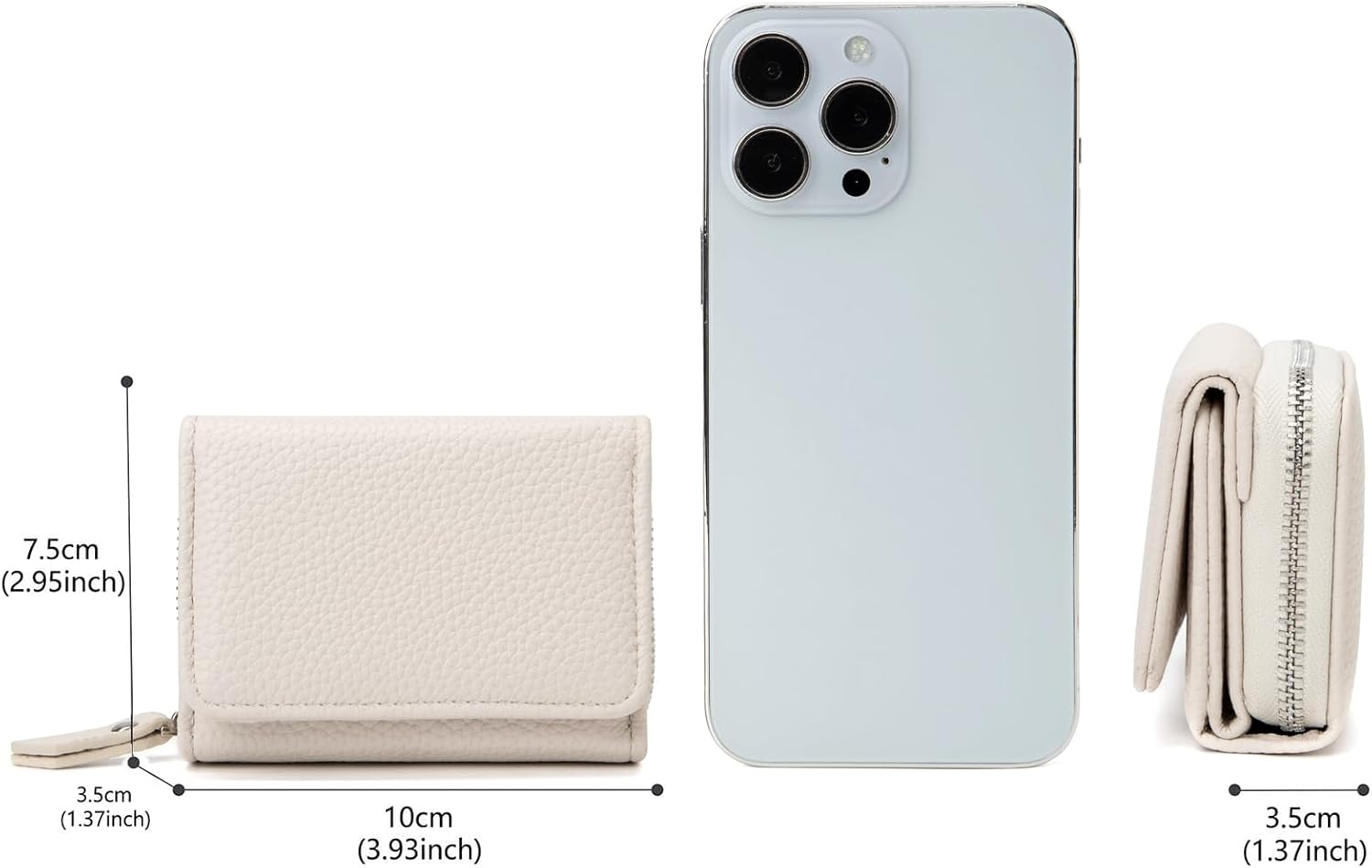 Thumbnail 1 de CHAOFANXI Damen Geldbörse klein im Bifold-Format mit Münzfach – kompakter Geldbeutel mit mehreren Kartenfächern