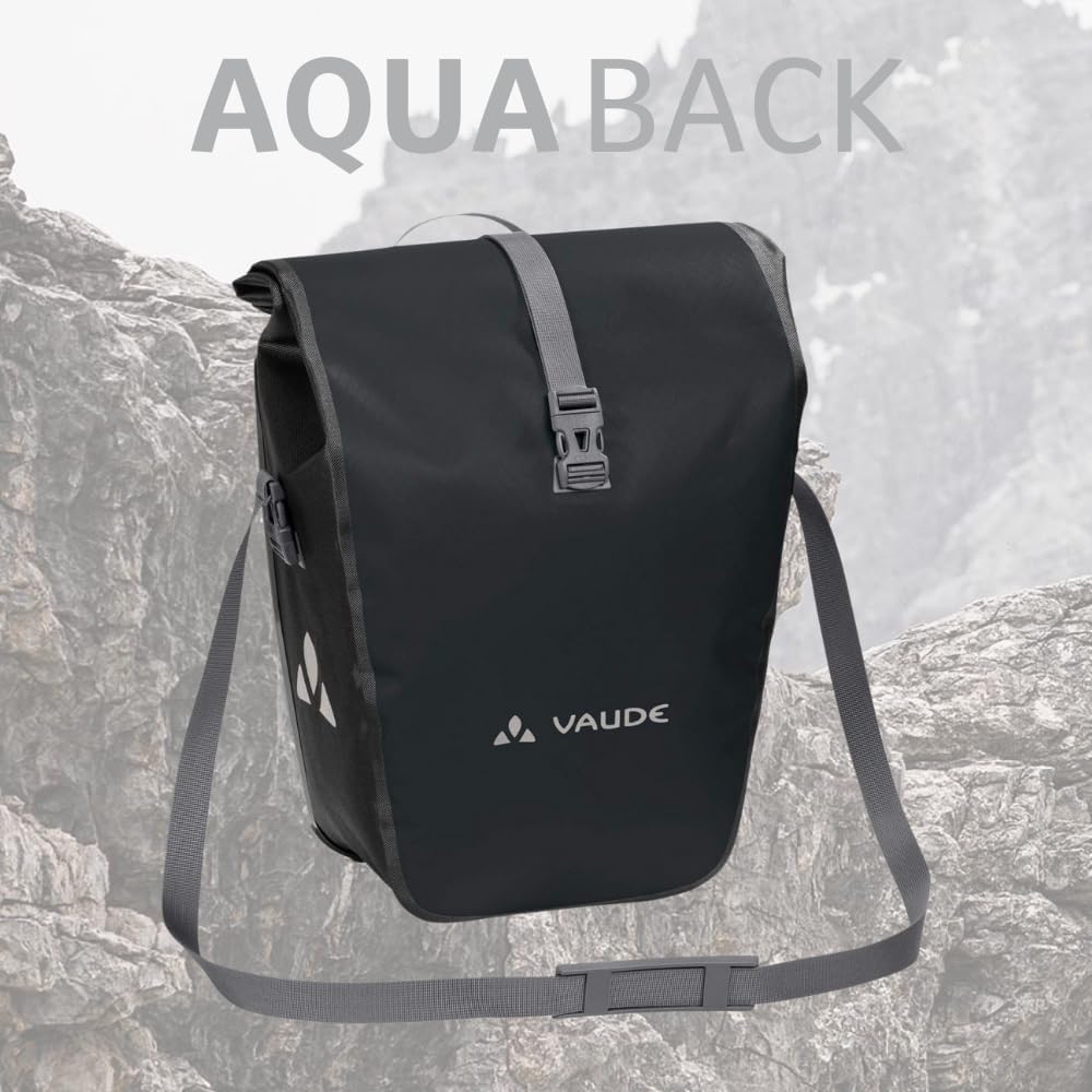 Thumbnail 1 de VAUDE Aqua Back Single Hinterradtasche für Gepäckträger mit 24 l – wasserdicht, schnelle Montage (QMR 2.0)