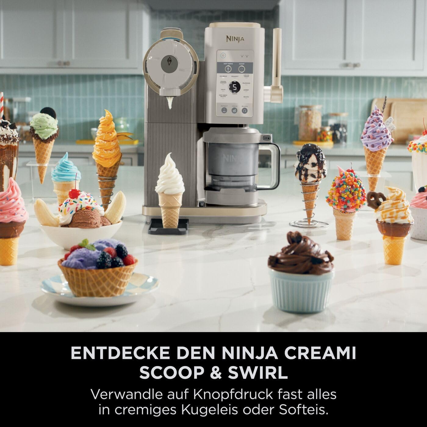 Thumbnail 1 de Ninja CREAMi Scoop & Swirl Eismaschine