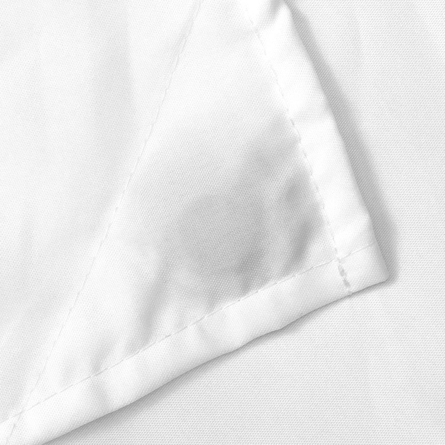 Detalle de N&Y HOME Fabric Shower Curtain Liner, 70 x 72-Inch Polyester with Magnets