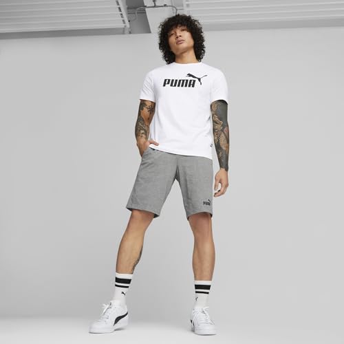 Thumbnail 5 de PUMA Ess Logo Tee camisetería de deporte con logo (algodón) – Blanco, talla M