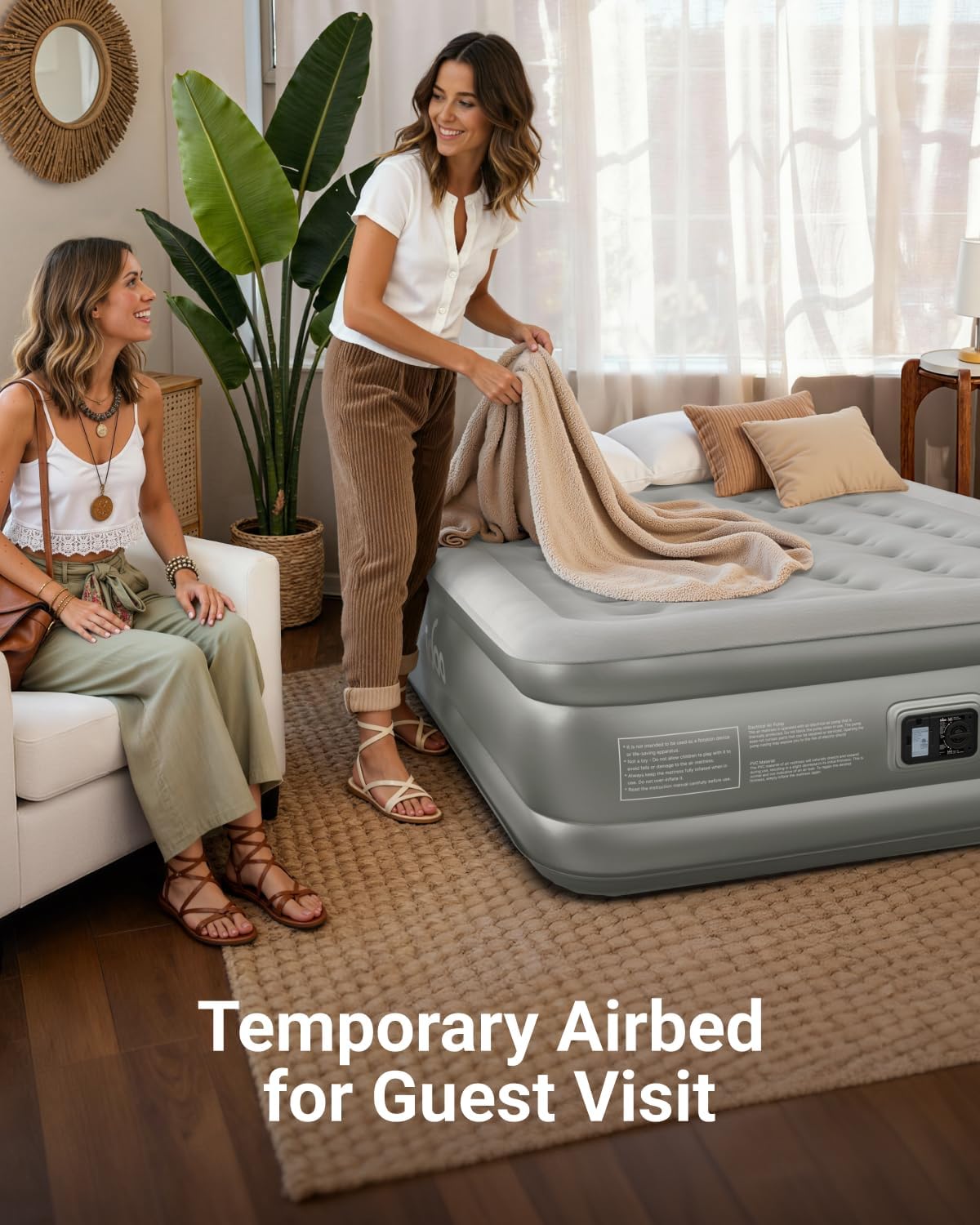 Thumbnail 3 de iDOO Air Mattress Queen 18 Raised