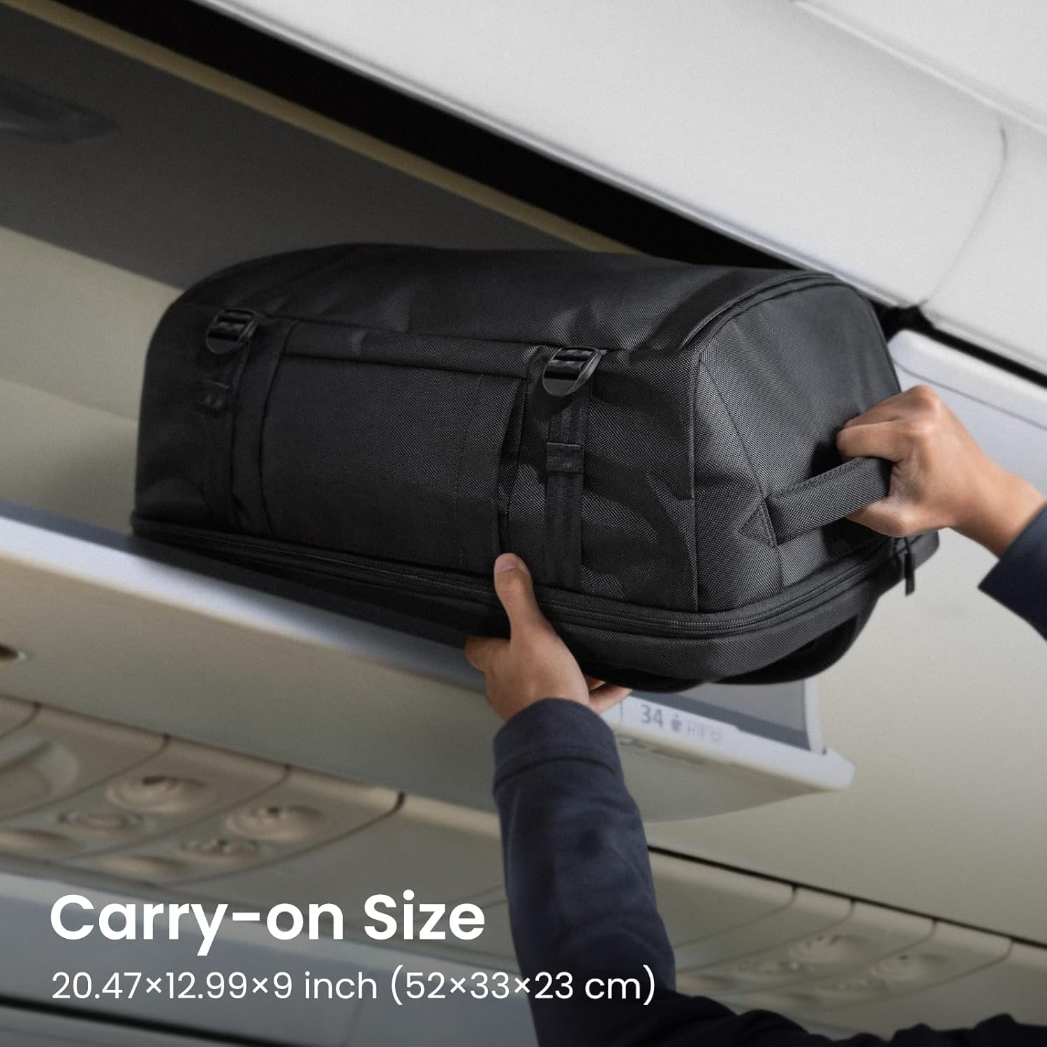 Thumbnail 4 de tomtoc Travel Backpack 40L (TSA friendly, flight approved carry-on) for 17.3-inch laptop