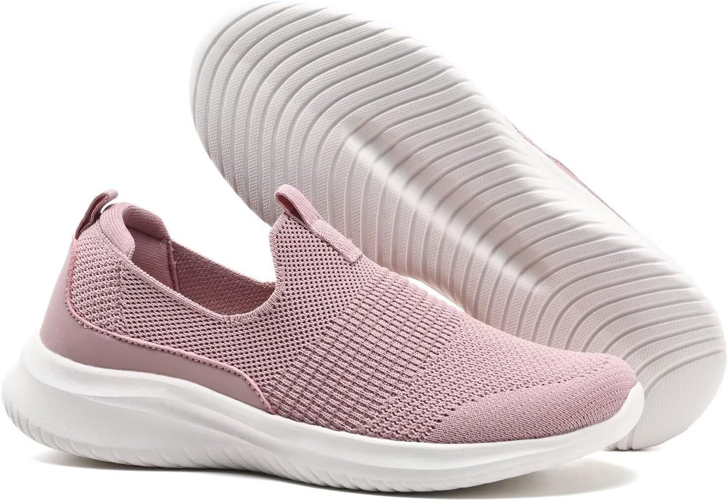 Thumbnail 4 de TIOSEBON Damen Walking Tennisschuhe Strick – Leichtes Slip-On Sneaker mit atmungsaktivem Mesh