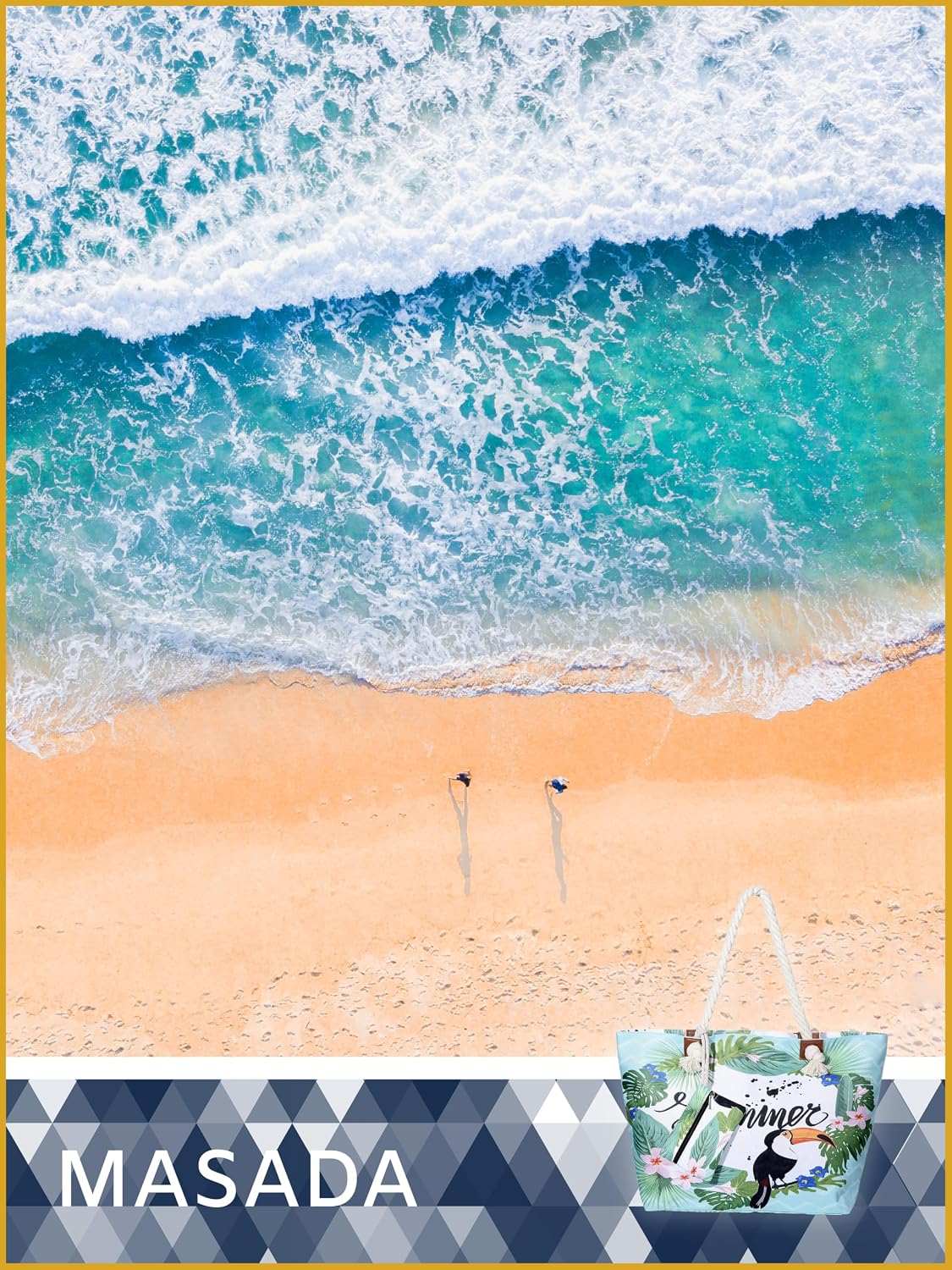 Thumbnail 5 de Grande borsa spiaggia 58x38x18 cm