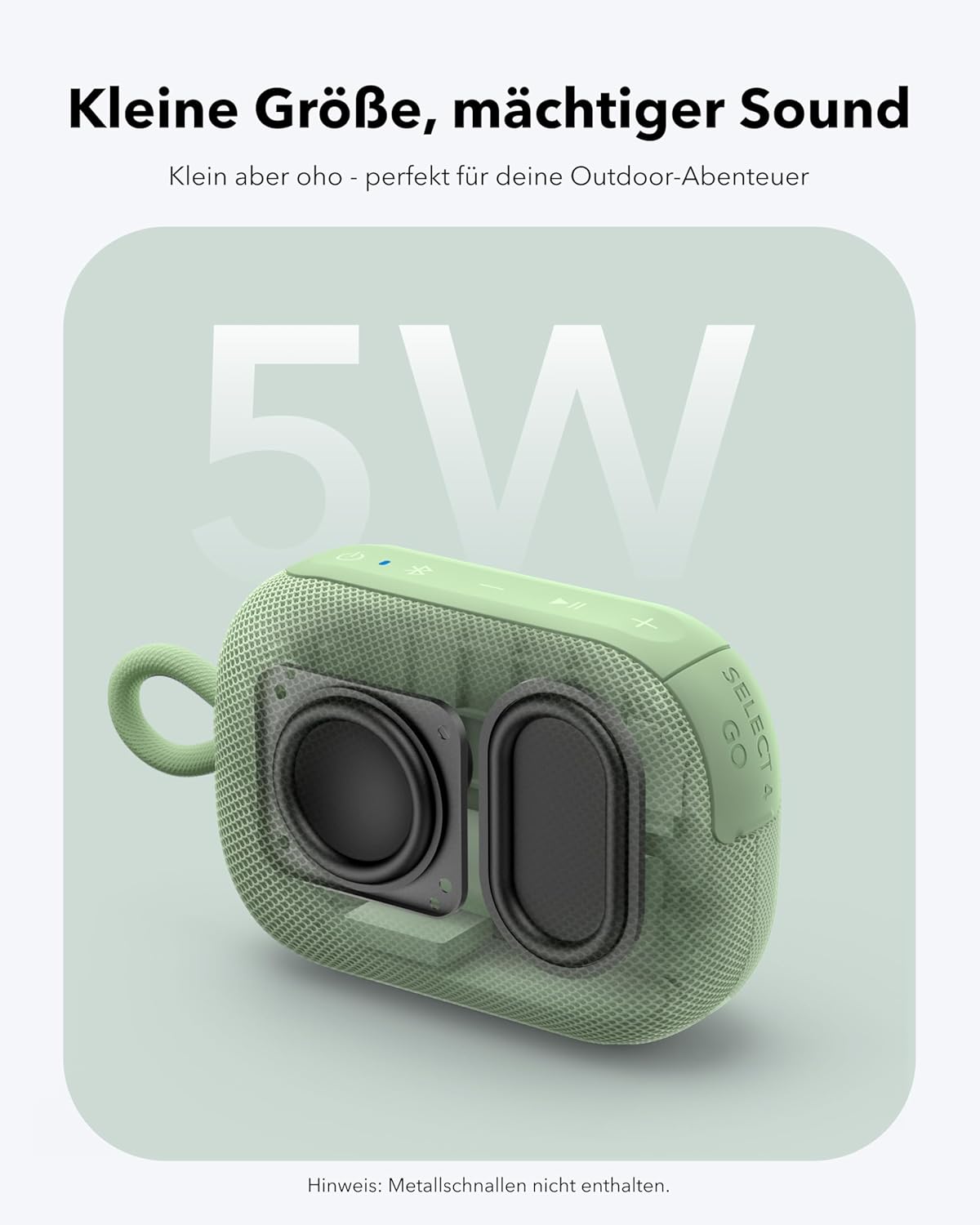 Detalle de soundcore Select 4 Go 20h Bluetooth Lautsprecher 📢