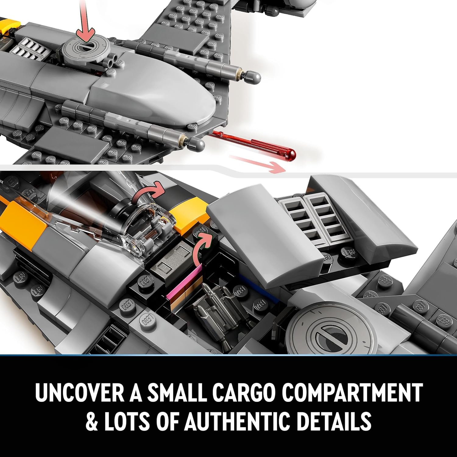 Thumbnail 3 de LEGO Star Wars The Mandalorian's N-1 Starfighter 75325 review