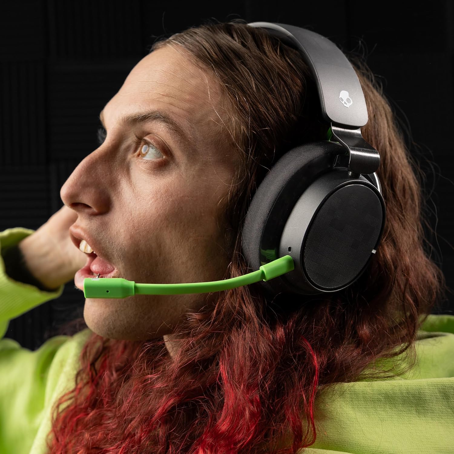Thumbnail 3 de Skullcandy SLYR Pro Wireless cuffie da gioco over-ear multipiattaforma con trasmettitore USB-A e microfono Clear Voice
