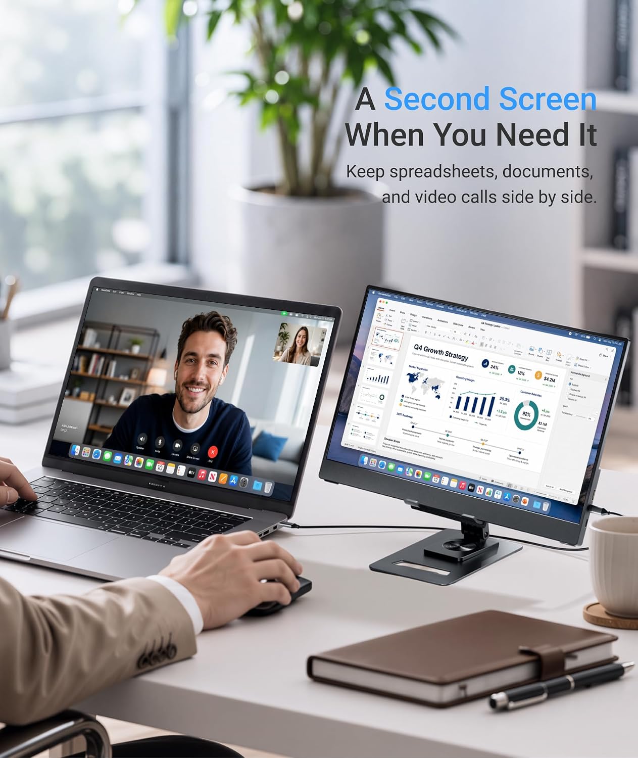 Detalle 2 de Ingnok Portable Monitor 15.6 Inch Ultra Slim