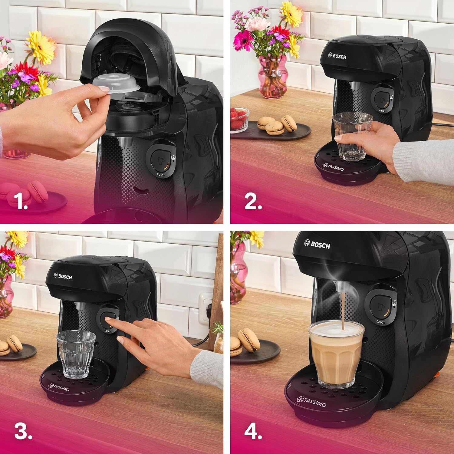 Thumbnail 5 de Bosch Tassimo Happy TAS102EA : cafetière multi-boissons OneTouch jusqu’à 70 boissons