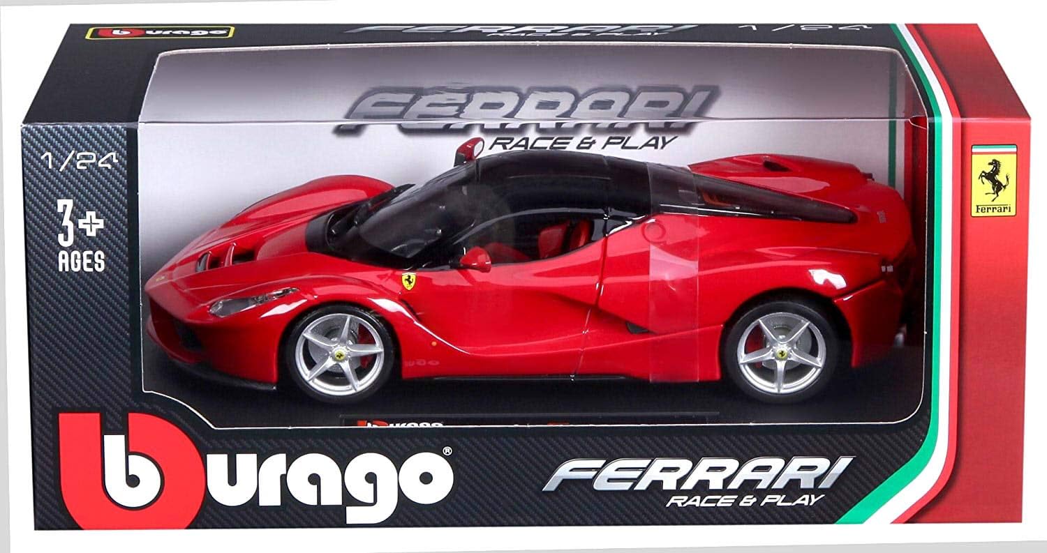 Detalle 2 de Bburago Ferrari LaFerrari 18-26001 speelgoedauto, schaal 1:24, rood
