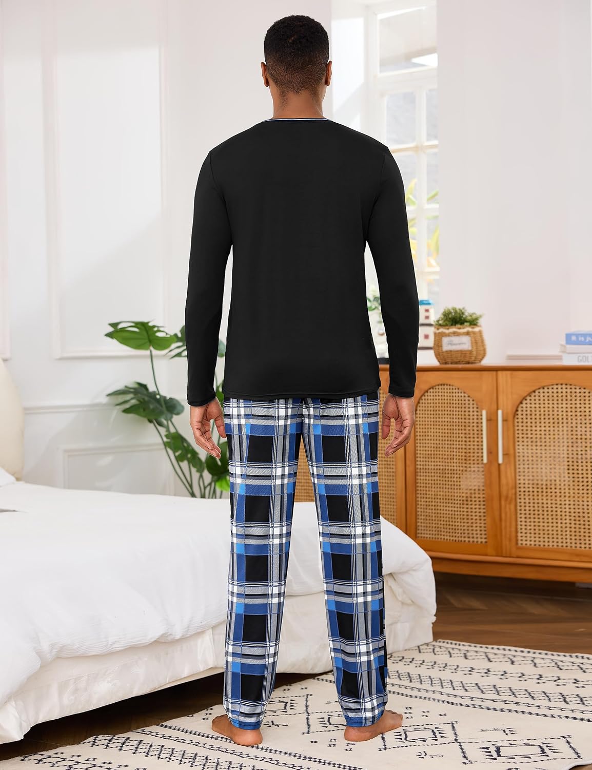Detalle 1 de Jahetuul Pigiama Uomo Cotone S-4XL