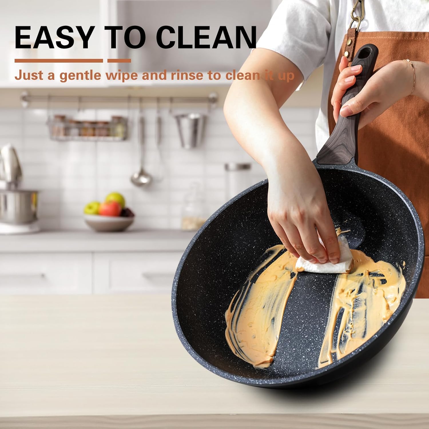 Thumbnail 3 de Kordisen Non Stick Induction Wok Pan 30cm