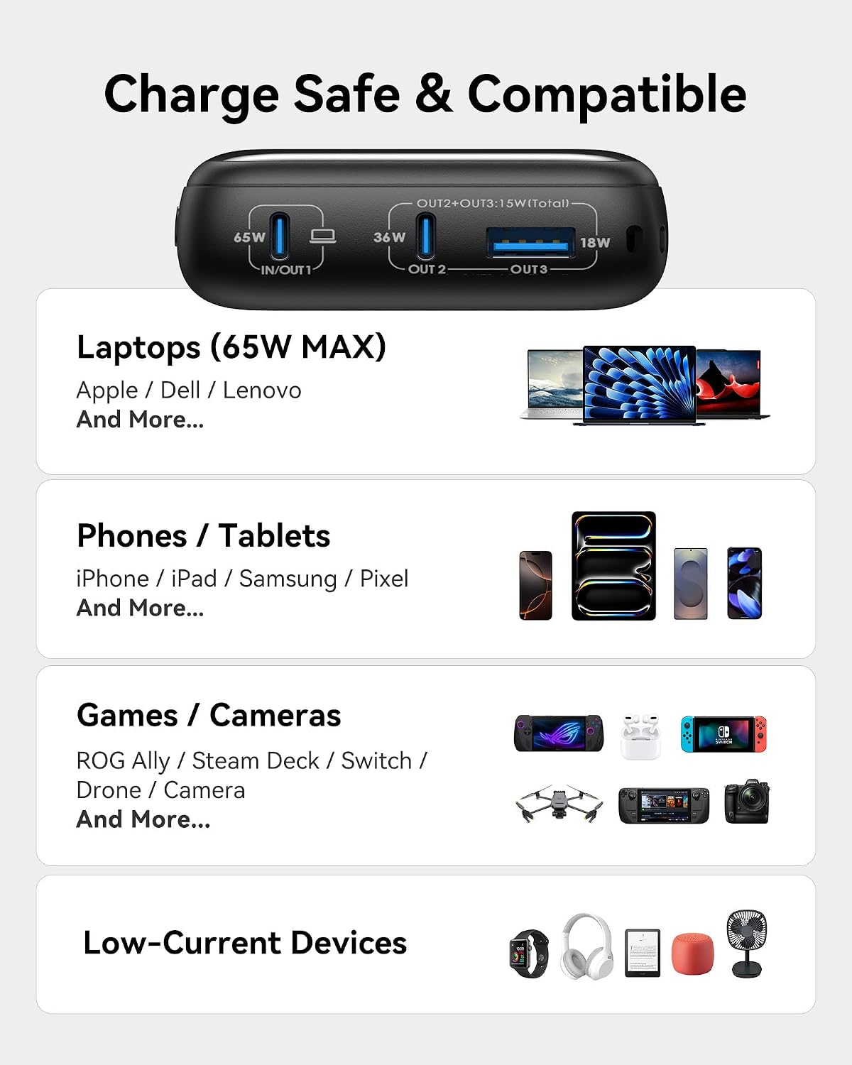 Thumbnail 6 de INIU Mini 20000mAh 65W Laptop Power Bank