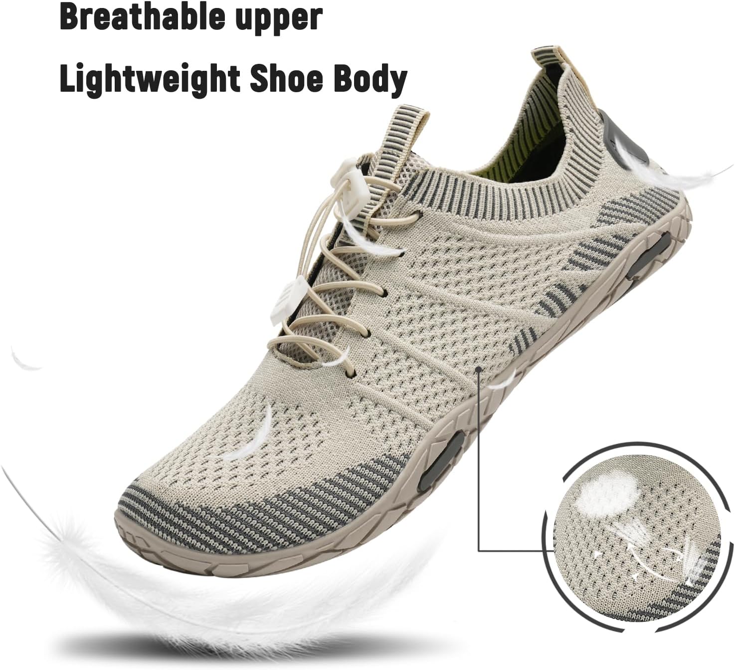 Detalle 2 de Water Shoes for Pool, Beach and Water Activities – Aqua Beach Swim Shoes (Women & Men)